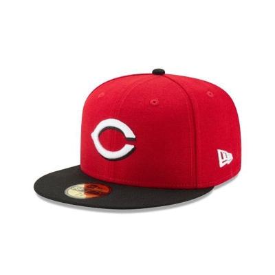 Sapca New Era Cincinnati Reds MLB Authentic Collection 59FIFTY Fitted - Rosii